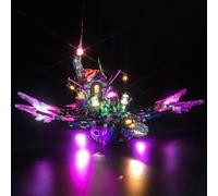 Kit d'éclairage LED compatible avec Lego The Never Witch's Midnight Raven (pas de modèle), kit d'éclairage décoratif compatible avec 71478 DREAMZzz le corbeau de minuit de la sorcière de la sorcière
