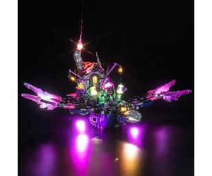 Kit d'éclairage LED compatible avec Lego The Never Witch's Midnight Raven (pas de modèle), kit d'éclairage décoratif compatible avec 71478 DREAMZzz le corbeau de minuit de la sorcière de la sorcière