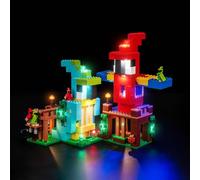 Kit d'éclairage LED compatible avec Lego The Parrot Houses 21282 (pas de modèle), kit d'éclairage décoratif compatible avec les jouets créatifs Minecraft The Parrot Houses