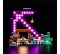 Kit d'éclairage LED compatible avec Lego The Pickaxe Mine 21277 (sans modèle), kit d'éclairage décoratif compatible avec le jouet créatif Lego The Pickaxe Mine