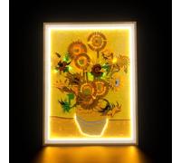 Kit d'éclairage LED compatible avec Lego Vincent van Gogh - Sunflowers 31215 (pas de modèle) - Kit d'éclairage décoratif compatible avec Lego Vincent van Gogh - Jouet créatif