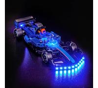 Kit d'éclairage LED compatible avec Lego Williams Racing FW46 F1 Race Car 77249 (pas de modèle), kit d'éclairage décoratif compatible avec Lego Williams Racing FW46 F1 Race Car Jouet créatif
