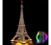 Kit Déclairage LED Compatible avec Tour Eiffel Paris Le-Go 10307, Éclairage LED avec Télécommande (Lumières Uniquement, Pas Modèles) B