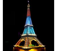 Kit Déclairage LED Compatible avec Tour Eiffel Paris Le-Go 10307, Éclairage LED avec Télécommande (Lumières Uniquement, Pas Modèles) C
