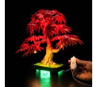 Kit d'éclairage LED compatible Lego Japanese Red Maple Bonsai Tree 10348, jouet créatif
