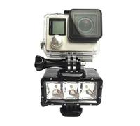 Kit d'éclairage LED étanche avec 3 modes d'éclairage pour GoPro Hero5 4 Session