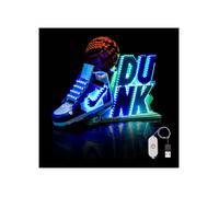 Kit d'éclairage LED - GENERIQUE - Compatible Lego Nike Dunk x Set - Interrupteur tactile variateur - USB/piles - Câbles cuivre