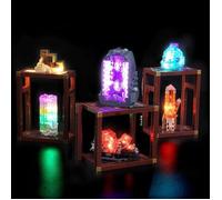 Kit d'éclairage LED Kit d'éclairage décoratif compatible Lego 21362 Mineral Collection