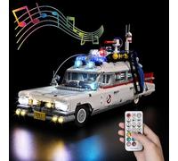 Kit d'éclairage LED Kyglaring Compatible avec Lego Ghostbusters Ecto-1 - Kit d'éclairage pour le modèle de construction Creator 10274, Kit d'éclairage LED pour le kit de construction de voiture Lego