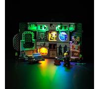 Kit d'Éclairage LED pour Harry Potter Bannière de Maison Serpentard (Pas de Lego) - Éclairage Décoratif pour Lego Serpentard House Bannière Jouets Créatifs