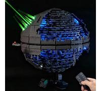 Kit d'éclairage LED pour Lego 10143 Étoile de la mort 2, lumières LED compatibles avec Lego 10143 Étoile de la mort 2 modèle (modèle Lego non inclus) (version télécommande)