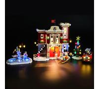 Kit d'éclairage LED pour Lego 10263 Village de Noël d'hiver compatible avec le modèle Lego 10263 (Luminaire uniquement, modèle non inclus)