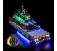 Kit d'Éclairage LED pour Lego 10274 Ghostbusters ECTO-1 - Lumières Personnalisées à Monter, Compatible avec ce Modèle (Modèle Non Inclus)(Édition Musicale avec télécommande)