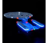 Kit d'Éclairage LED pour LEGO 10356 Star Trek: U.S.S. Enterprise NCC-1701-D - Lumières Personnalisées à Monter, Compatible avec ce Modèle (Modèle non inclus)