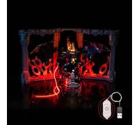 Kit d'Éclairage LED pour Lego 10367 Balrog Book Nook - Lumières Personnalisées à Monter, Compatible avec ce Modèle (Modèle Non Inclus)