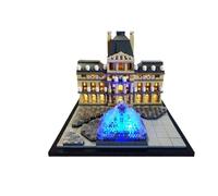 Kit d'éclairage LED pour Lego 21024 modèle d'architecture Louvre compatible avec le modèle Lego 21024 (luminaire uniquement, modèle non inclus)