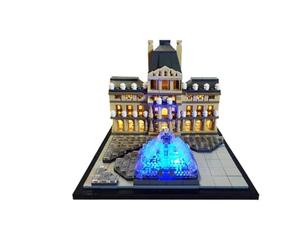 Kit d'éclairage LED pour Lego 21024 modèle d'architecture Louvre compatible avec le modèle Lego 21024 (luminaire uniquement, modèle non inclus)