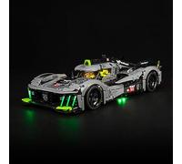 Kit d'éclairage LED pour Lego 42156 Technic Peugeot 9X8 24H Le Mans Hybrid Hypercar (Pas Un modèle Lego) Version de Mise à Jour Kit d'éclairage de décoration pour Lego Le Mans Hybrid Hypercar