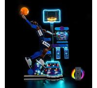 Kit d'Éclairage LED pour Lego 43010 Nike Slam Dunk - Lumières Personnalisées à Monter, Compatible avec ce Modèle (Modèle Non Inclus)(Version télécommande)