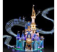 Kit d'éclairage LED pour Lego 43222 Dis-ney Castle - Lumières personnalisées à Assembler soi-même pour Lego Set de Construction (modèle Non Inclus)(Version Musicale)