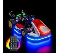 Kit d'Éclairage LED pour Lego 72037 Mario Kart - Lumières Personnalisées à Monter, Compatible avec ce Modèle (Modèle Non Inclus)(Version télécommande)