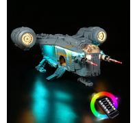Kit d'éclairage LED pour Lego 75331 - pour The Razor Crest modèle Lumières personnalisées à Assembler soi-même (modèle Non Inclus)(Version télécommande)