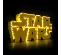 Kit d'Éclairage LED pour Lego 75407 Brick Built Star Wars Logo - Lumières Personnalisées à Monter, Compatible avec ce Modèle (Modèle Non Inclus)
