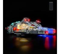 Kit d'Éclairage LED pour Lego 75426 Millennium Falcon - Alimenté USB Effet Luminaires DIY sans Soudure Facile à Installer (Modèle Non Inclus)(Version B)