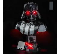 Kit d'Éclairage LED pour Lego 75439 Darth Vader Bust - Alimenté USB Effet Luminaires DIY sans Soudure Facile à Installer (Modèle Non Inclus)(Version B)