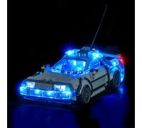 Kit d'Éclairage LED pour LEGO 77256 Time Machine from Back to the Future - Lumières Personnalisées à Monter, Compatible avec ce Modèle (Modèle non inclus)(Édition standard)