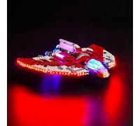 Kit d'éclairage LED pour Lego Ahsoka Tanos T-6 Shuttle Jedi (pas de Lego), kit d'éclairage décoratif pour Lego 75362 Star Wars Ahsoka Tano's T-6 Jedi Shuttle - Version standard