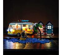 Kit d'éclairage LED pour Lego Creator 31138 Set de Construction de Bus de Camping de Plage (modèle Non Lego), Kit d'éclairage LED de décoration pour Lego 31138 Le Camping-Car de Plage La cabane