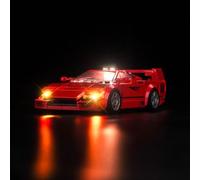 Kit d'éclairage LED pour Lego Ferrari F40 Supercar, kit d'éclairage décoratif pour Lego 76934