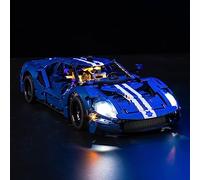 Kit d'éclairage LED pour Lego Ford GT 2022 Kit de modèle de voiture (modèle non Lego), Kit d'éclairage décoratif pour Lego 42154 Technic Ford GT 2022 Creative Toy - Version standard