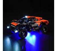 Kit d'éclairage LED pour Lego NEOM McLaren Extreme E Race Car 42166 (pas de Lego), kit d'éclairage décoratif pour Lego NEOM McLaren Extreme E Race Car Jouet créatif