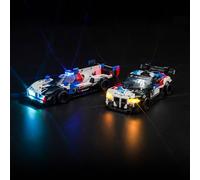 Kit d'éclairage LED pour Lego Speed Champions BMW M4 GT3 & BMW M Hybrid V8 Voiture de course (sans Lego), kit d'éclairage décoratif pour Lego 76922 BMW M4 GT3 & BMW M Hybrid V8 Race Cars