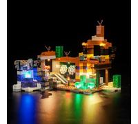 Kit d'Éclairage LED pour Lego The Badlands Mineshaft 21263, Minecraft La Mine dans les Badlands - Jouet Créatif (Pas Lego)