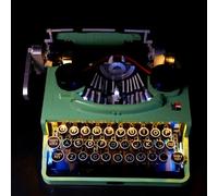 Kit d'éclairage LED pour machine à écrire Lego 21327 vintage, lumières LED compatibles avec machine à écrire Lego 21327 vintage (modèle Lego non inclus)