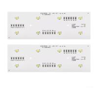 Kit d'éclairage LED pour réfrigérateur Haier BCD-625WDGEU1 maintenant une puissance lumineuse constante au fil du temps 064001902A 064001903A (064001902A)