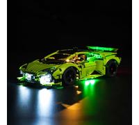 Kit d'éclairage LED version mise à jour pour Lego Lamborghini Huracán Tecnica (pas Lego), kit d'éclairage décoratif pour Lego 42161 Technic Lamborghini Huracán Tecnica Jouet créatif