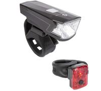 Kit d'éclairage - M-WAVE - Atlas 15USB - Avant 70 lm - Arrière 5 lm - Rechargeable USB