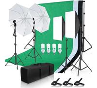 Kit d'éclairage photographique, boîte à lumière, lampes à LED, 1 kit