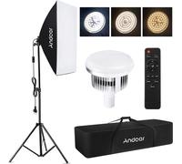 Kit d'éclairage photographique, lumière LED 85W, température de couleur réglable, prise EU