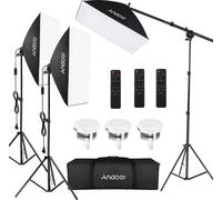 Kit d'éclairage photographique, puissance 85W, 2800K-5700K température bicolore, boîte à lumière 50x70cm, EU