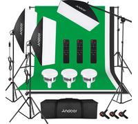 Kit d'éclairage pour la photographie en studio, Lumières LED bicolores à température, Luminosité réglable, EU