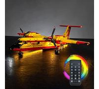 Kit d'éclairage pour Lego 42152 L'avion de Pompier (Pas de modèle Lego), Ensemble d'éclairage LED télécommandé Compatible avec l'avion de Pompiers, l'avion de Pompier, Jouet créatif pour Adultes