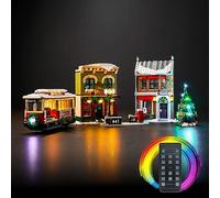 Kit d'éclairage pour Lego Icons Christmas Decorated Main Street 10308 (Nicht Lego), Kit d'éclairage LED pour Lego Weihnachtlich geschmückte Hauptstraße 10308 Seltener Artikel