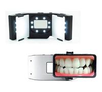 Kit d'éclairage pour photographie dentaire - Luminosité réglable 6000-6500 K avec support pour lumière de remplissage - Équipement dentaire essentiel pour la photographie professionnelle