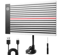 Kit d'éclairage pour réparation de bosses sans peinture, outil de réparation de bosses à LED, support réglable, lampe de test de bande de carrosserie et tableau réflecteur LED Paintless Body Repair