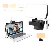 Kit d'éclairage pour vidéoconférence, lampe à pince pour ordinateur portable/de bureau